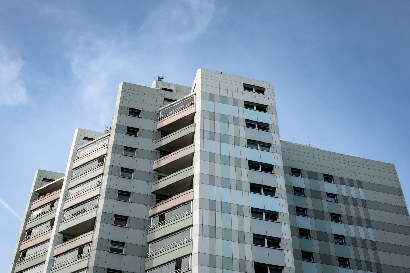 Foto eines Miethochhauses